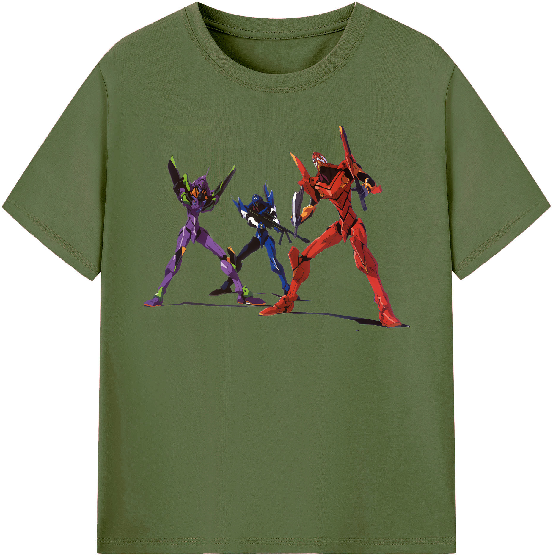 （画像用） EVA 新世紀エヴァンゲリオン 綿100％半袖Tシャツ（フロントプリント）